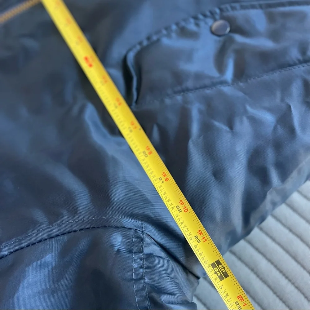 ROTHCO | S | MA-1 FLIGHT Men’s Navy Blue Technical Zip Cargo Bomber Jacket - Picture 9 of 16